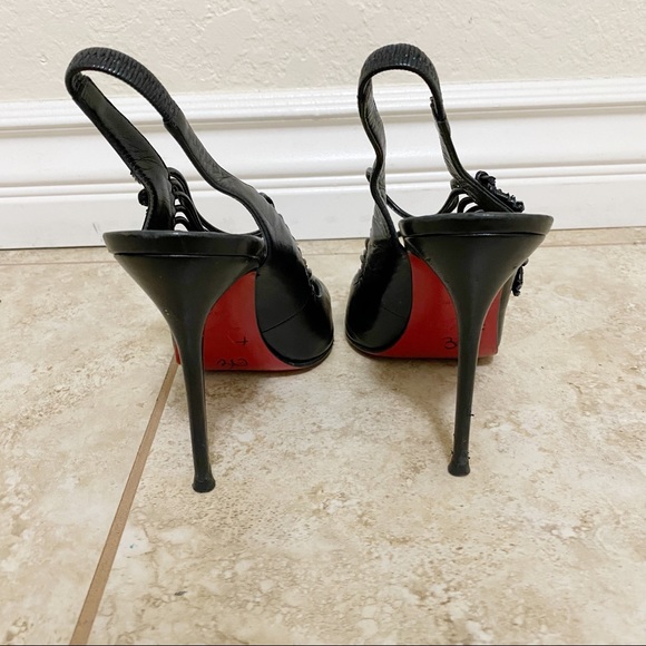 COPY - CHRISTIAN LOUBOUTIN Calf VIP Mille Cordes 100 37 - Picture 6 of 8